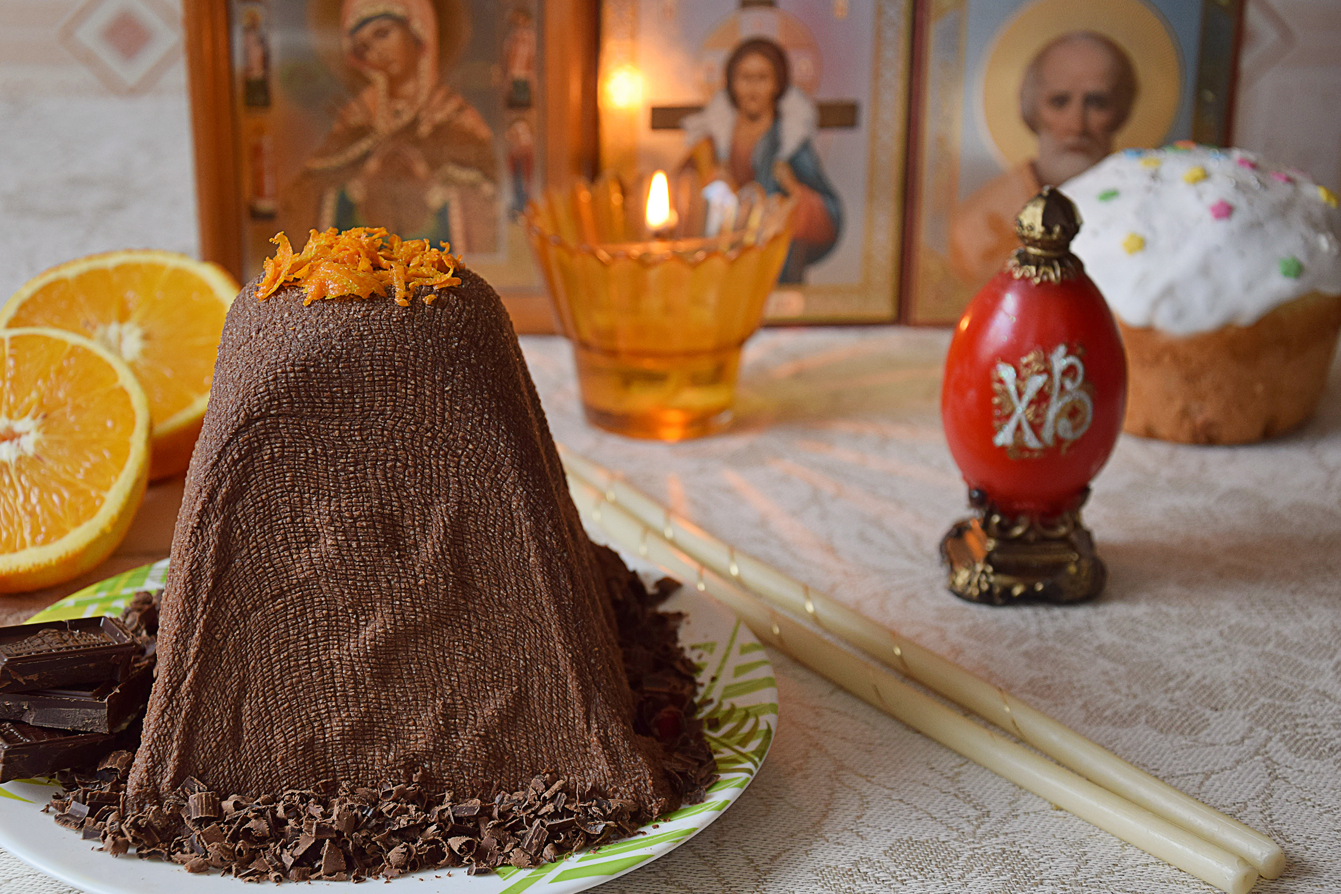 Творожная Пасха Шоколадная